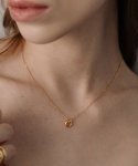 티오유(TOU) [silver925] TB007 mini round pendant necklace