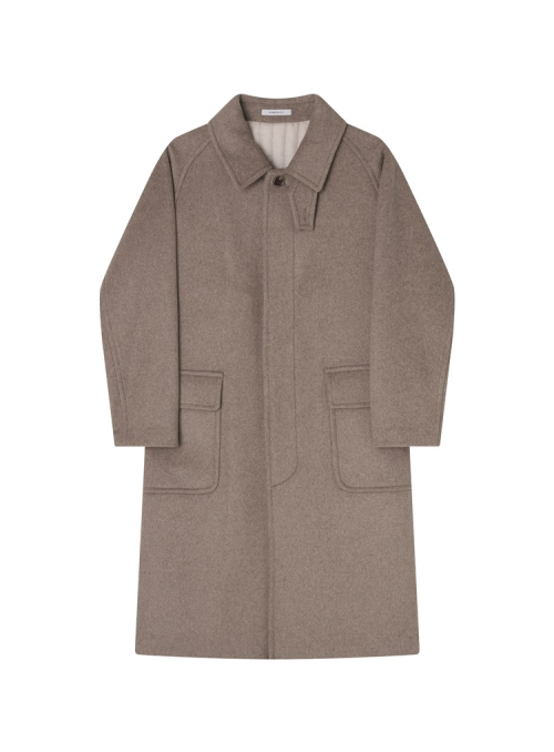 Пальто балмакаан из шерсти (большие размеры) Beige