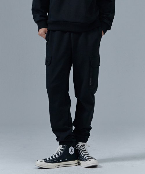 Black cargo sales jogger pants mens