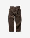Tura Corduroy Washed Trousers (Brown)