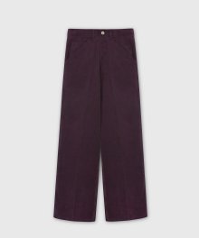 WIDE-LEG CORDUROY TROUSERS MULBERRY