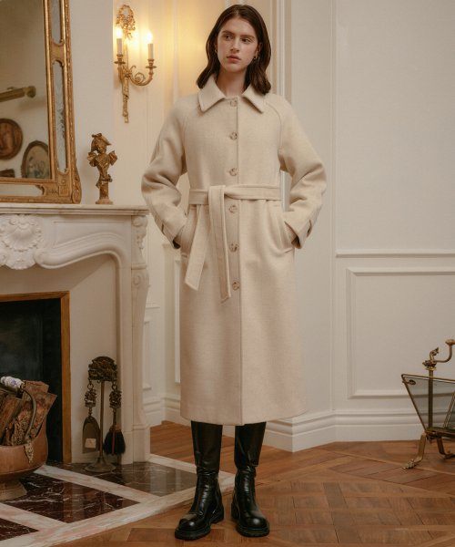 Coat hotsell beige wool