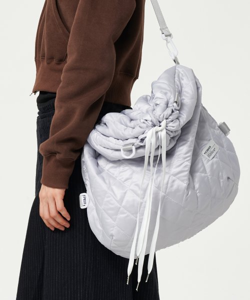 피스메이커(PIECE MAKER) QUILTED 4WAY HEAVY BAG (GREY
