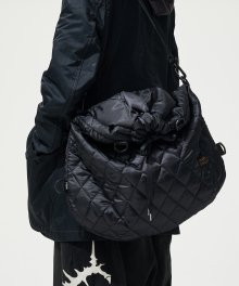 QUILTED 4WAY HEAVY BAG (BLACK)
