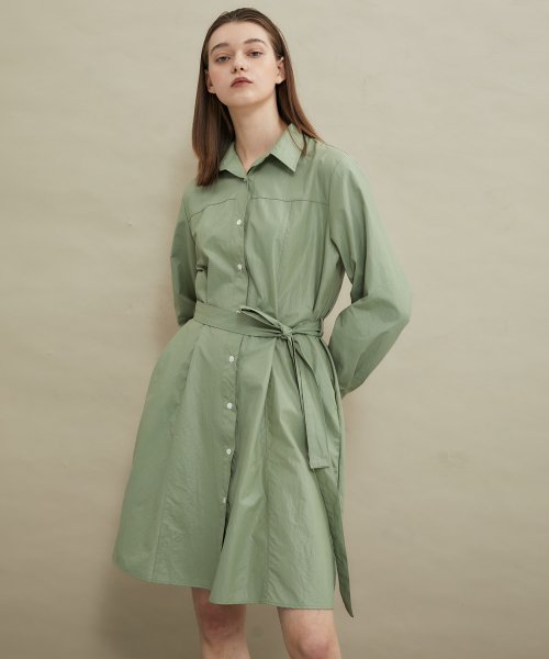 Khaki shirt store dress