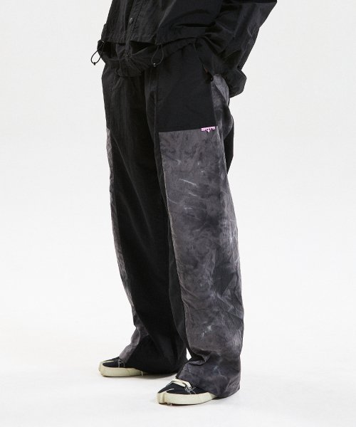Tie dye gray baggy pant