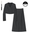 [SET] Karin Crop Jacket & Long Skirt - 3COL
