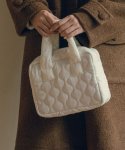 반원 아틀리에(VANONE ATELIER) B3007 Grandma square padding bag_Ivory