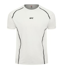 UFC 블레이즈 머슬핏 반팔 티셔츠  오프화이트 U4SSU3106OW