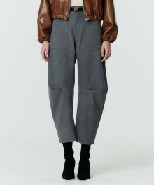 [ WOMAN ] VINTAGE WASHING TWISTED PT CHARCOAL