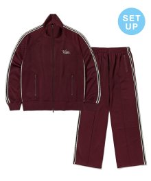 TWILL TRACK SET UP [BURGUNDY]