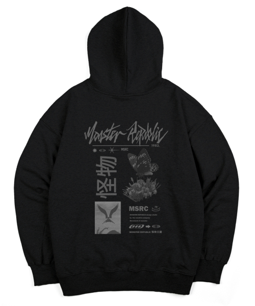 Худи Fly Ash Gray Black
