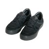 Chester Retro Sneakers in Suede Black