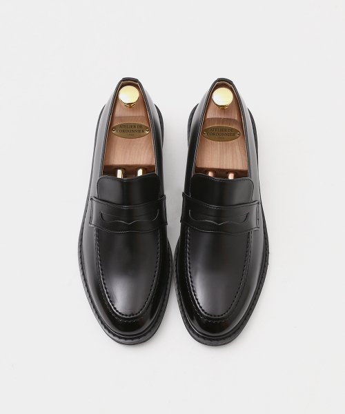 MUSINSA | PASCOROZEN MS2435 Penny Loafer Slit Black [250~280MM]