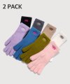 [2PACK] RC FLUFFY LOGO GLOVES 8COLORS