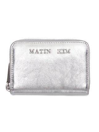 GLOSSY TOTE BAG IN SILVER - MATINKIM