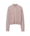 Holy Knit Zip-Up Dusty Pink