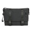 HOVER TWO BUCKLE CROSS BAG / BLACK