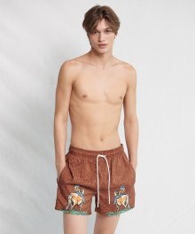 Wild Dreamer Swim Trunks - Caramel Brown