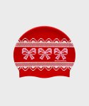 딜라잇풀(DELIGHTPOOL) Bows sweater Swim Cap - Red