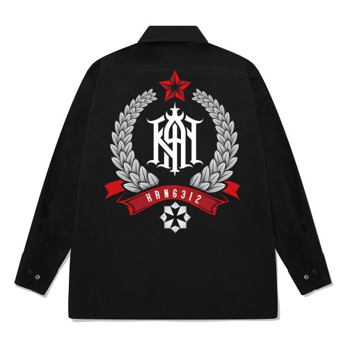 Рабочая куртка с лавровым венком KWJB0005 Black