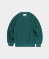 Fisherman Knit Sweater(Blue Green)
