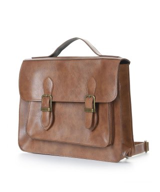 Solid Brown How Bag by Marge Sherwood for $78
