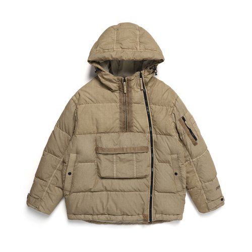 Пуховик-анорак Garment dyed 3 Beige