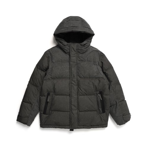 Пуховик с капюшоном Pigment Dark Gray