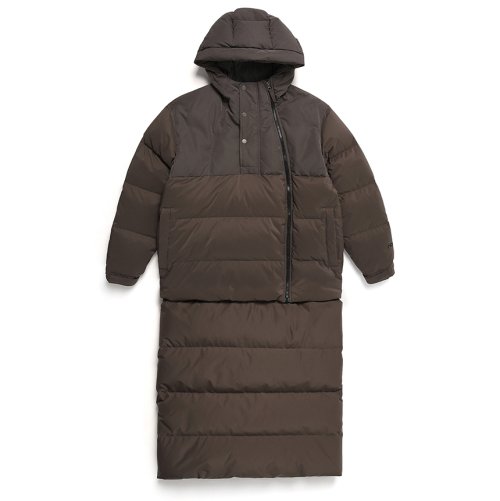 Длинный пуховик Portland Camping Dark Gray