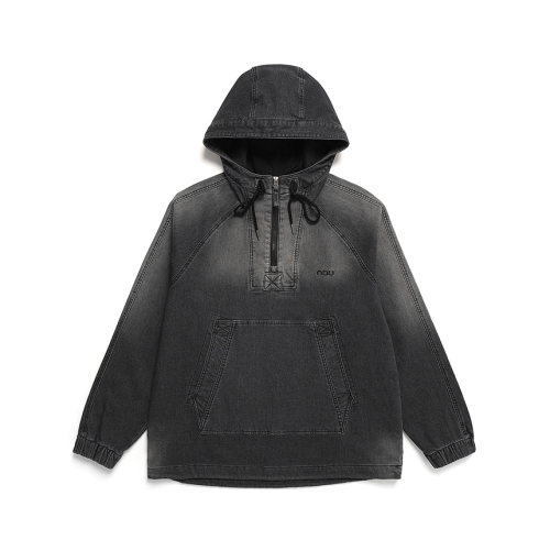 Джинсовый анорак с градиентом Black