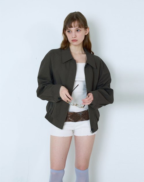 Куртка-бомбер из хлопка (Khaki)