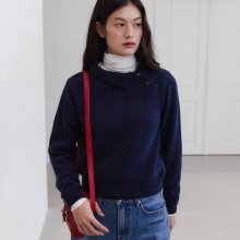 ALPACA HALF PK KNIT_DARK NAVY