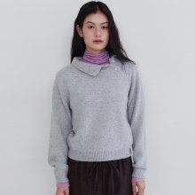 ALPACA HALF PK KNIT_GREY