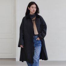 BELTED HANDMADE COAT_DARK GREY