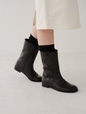 로서울(ROH SEOUL) Mute middle boots Black