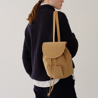 로서울(ROH SEOUL) Tambourine backpack Corduroy Yellowish brown 상품 이미지