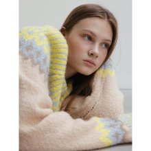 Nordic Knit Pullover  Yellow
