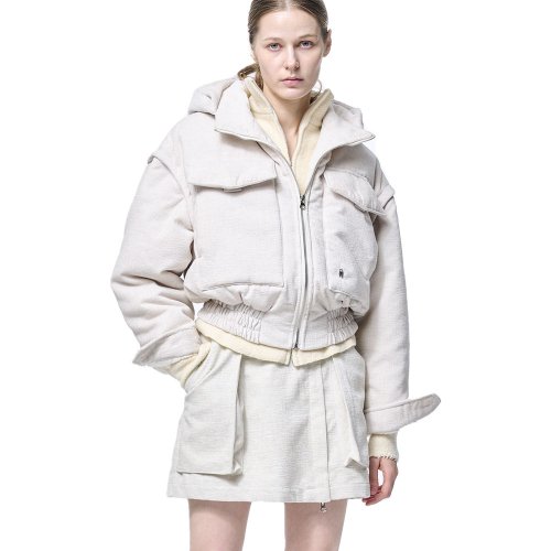 ALF PADDING JUMPER CLOUD IVORY