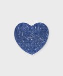 삭스어필(SOCKS APPEAL) wool heart hair pin blue