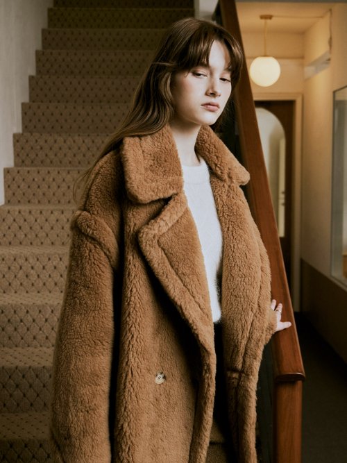 Tailored sale teddy coat