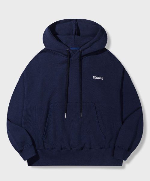 Плотный хлопковый худи с логотипом NAVY