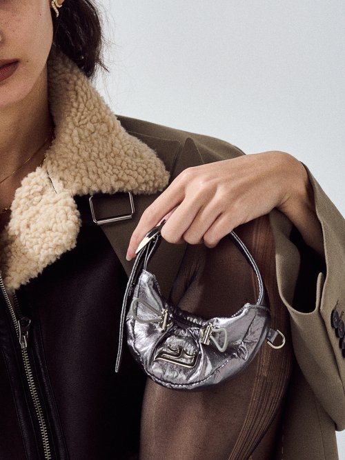 ハンドバッグ YIEYIE Y.15 Baby Sasha Bag / Y.15BB23 / GLOSSY BLACK YIEYIE 이에이에