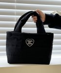 디어마이디어(DEARMYDEER) 방수) Padding tote bag_black