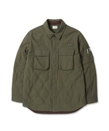 퀼팅 캠프 패딩 셔캣 (Khaki)