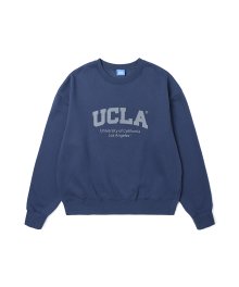 남여공용 UCLA 로고 프린트 기모 스웨트 셔츠[BLUE](UZALT91_43)