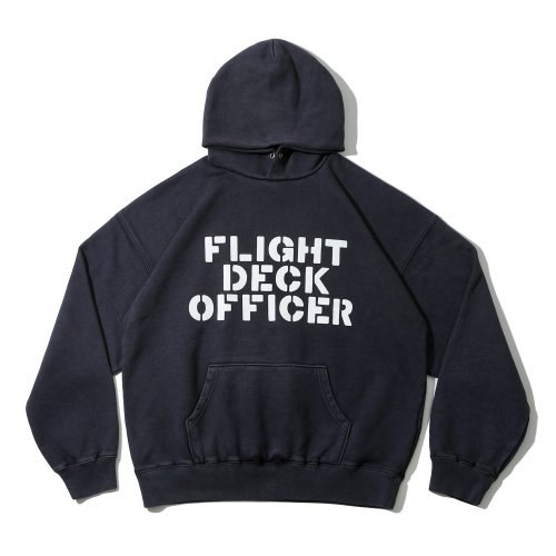Оверсайз худи Flight Deck Officer Overdyed (Dust Gray)