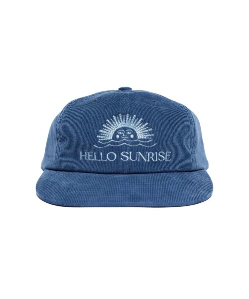 キャップ Hello Sunrise Corduroy Arch Logo 6Panel CapBeige Blue HS44C MUSINSA | HELLO SUNRISE Corduroy Arch Logo 6Panel Cap_Beige