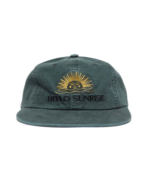 헬로 선라이즈(HELLO SUNRISE) Washed Two Tone Logo 6Panel Cap
