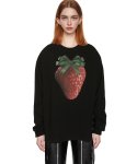 2113 스튜디오(2113 STUDIO) Ep.6 Long sleeve T-shirts Black top No.3 (Ribbon strawberry)